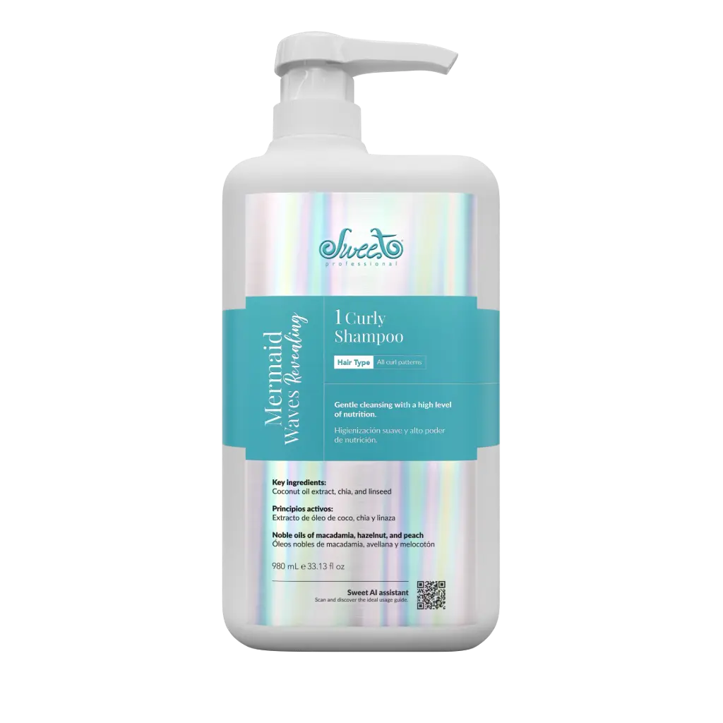 Sweet-Mermaid Waves Curly Shampoo-980ml