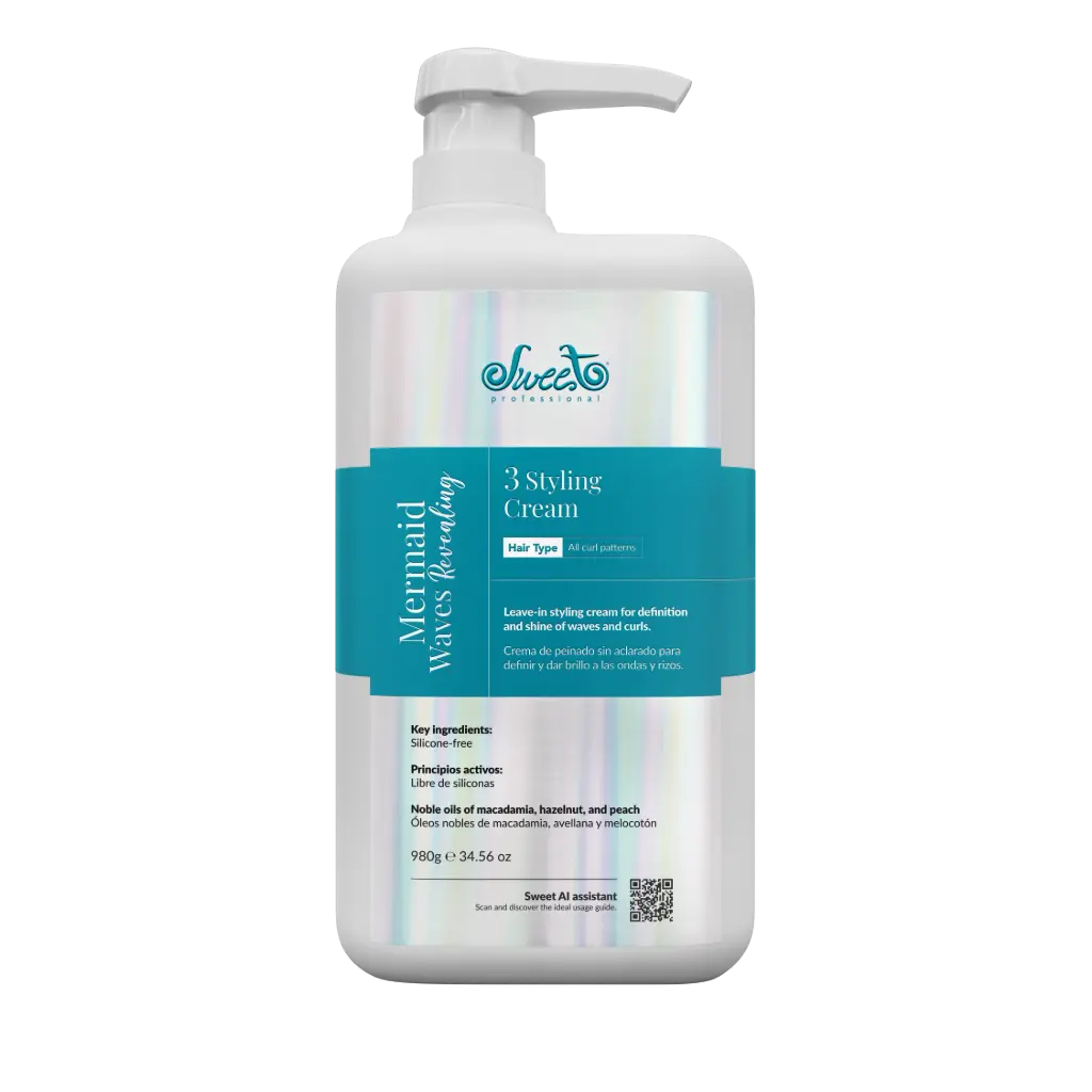 Sweet-Mermaid Waves Styling Cream-980ml