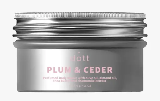 Perfumed Body Butter With Olive Oil, Almond Oil, Shea Butter And Chamomile Extract | PLUM & CEDAR 200g